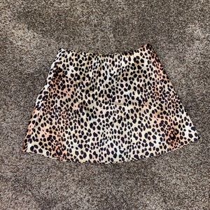 princess polly leopard mini skirt